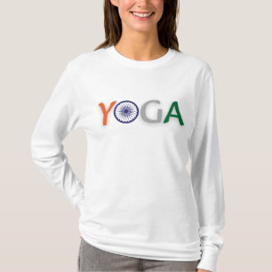 Camiseta Yoga India Colors Ashoka Chakra T-Shirt