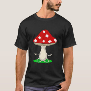 Camiseta Yoga Instrutor Mushroom Collector Mycology Fitnes