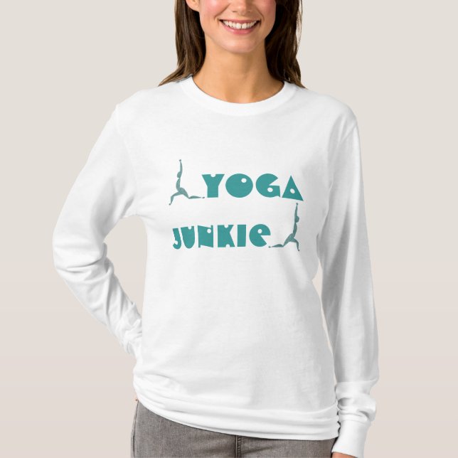 Camiseta Yoga Junkie - Yoga Hooded Shirt (long-sleeve) (Frente)