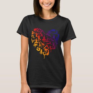 Camiseta Yoga Life Series Yoga Heart