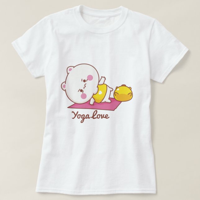 Camiseta Yoga Love T-Shirt (Frente do Design)