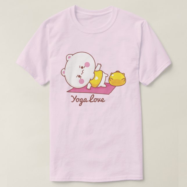 Camiseta Yoga Love T-Shirt (Frente do Design)