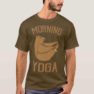 Camiseta Yoga Lover Meditação Yoga Bear Yoga Professora Pre