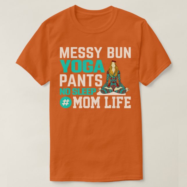 Camiseta Yoga Mãe Life (Frente do Design)
