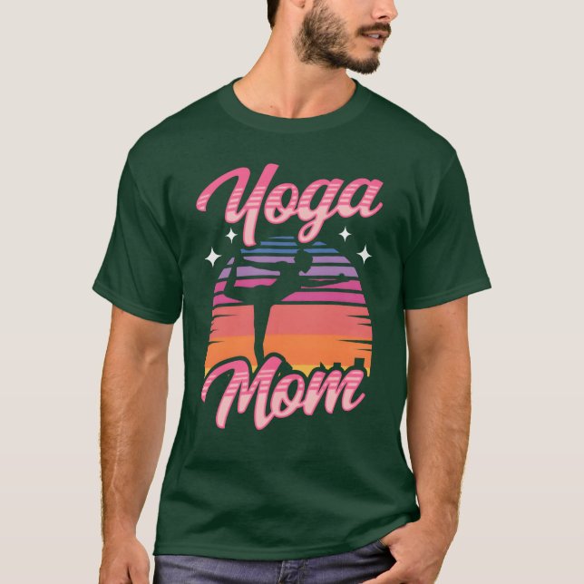 Camiseta Yoga Mãe Mãe Mamãe Hobby (Frente)