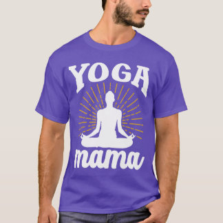 Camiseta Yoga Mama Mãe Mãe Mamãe Amiga de Hobby