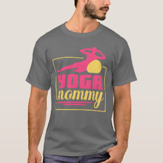 Camiseta Yoga Mamãe Mãe Hobby engraçado