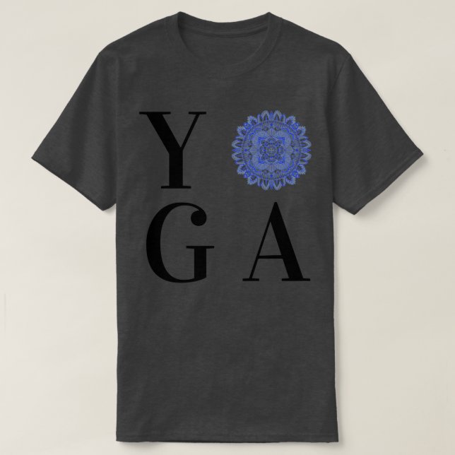 Camiseta Yoga Mandala Design (Frente do Design)