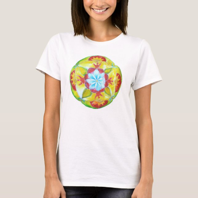 Camiseta Yoga Mandala T-Shirt (Frente)
