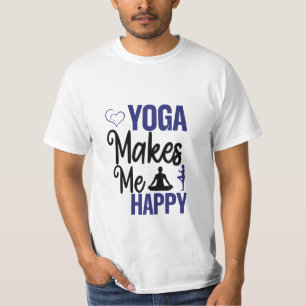 Camiseta Yoga me faz feliz