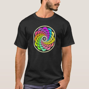 Camiseta Yoga Meditação Malhação Espiritual Om Lotus Fl
