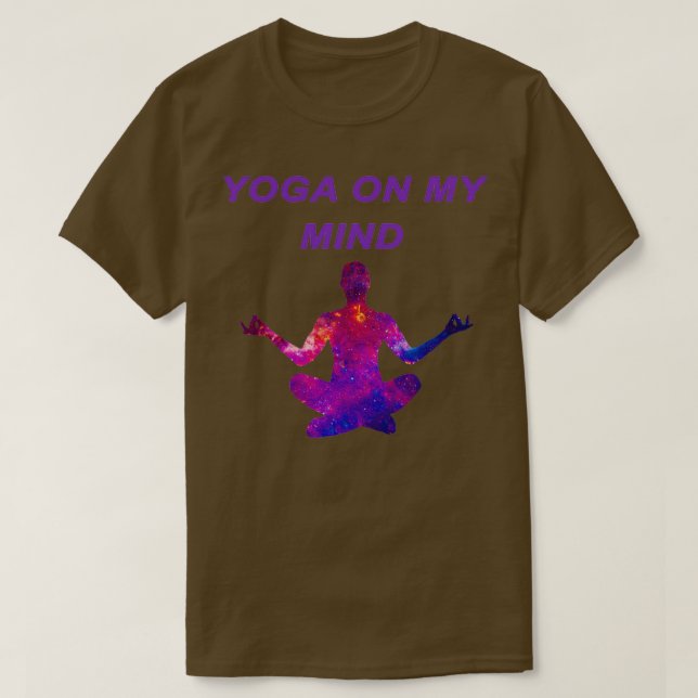 Camiseta Yoga Na Minha Mente 10 (Frente do Design)