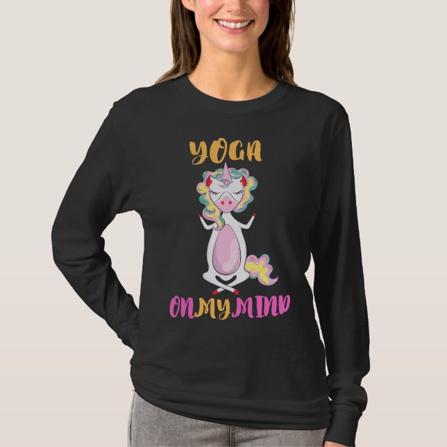 Camiseta Yoga na minha mente 54 (Frente)