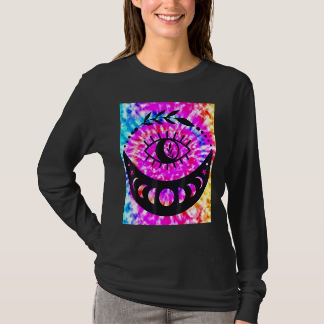 Camiseta Yoga Namaste Lua Amarra Morre Olho de Buda (Frente)