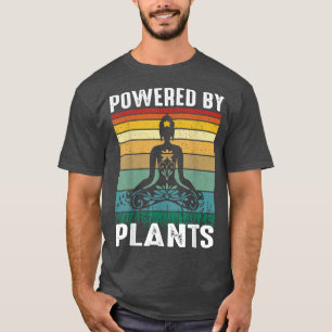 Camiseta Yoga Namaste Powered by Vegetarian Lovers W