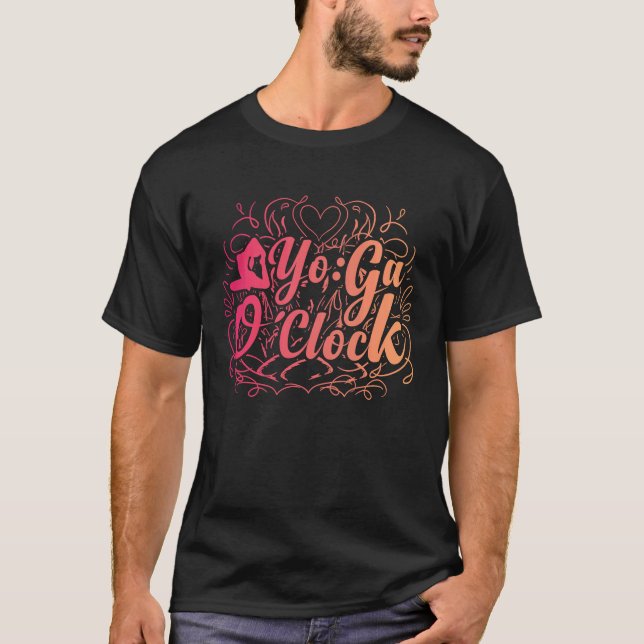 Camiseta YOGA O'Clock Funny Yoga 1 (Frente)