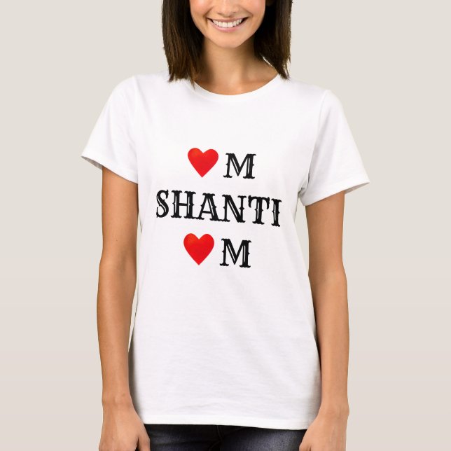 Camiseta Yoga Om Shanti Om (Frente)