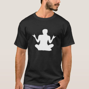 Camiseta Yoga Outfit Lotus Pose com Fork Metálico Dom Medit
