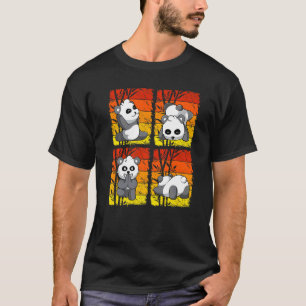 Camiseta Yoga Panda Comendo Bambu Chinês Animais Academia 4