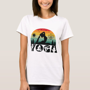 Camiseta Yoga - Paz, Amor e Luz