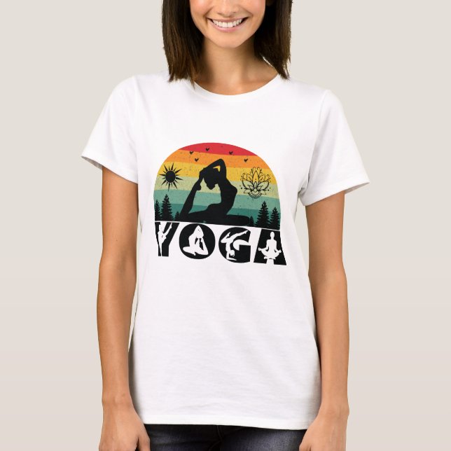 Camiseta Yoga - Paz, Amor e Luz (Frente)