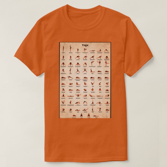 Camiseta Yoga posiciona 3 (Frente do Design)