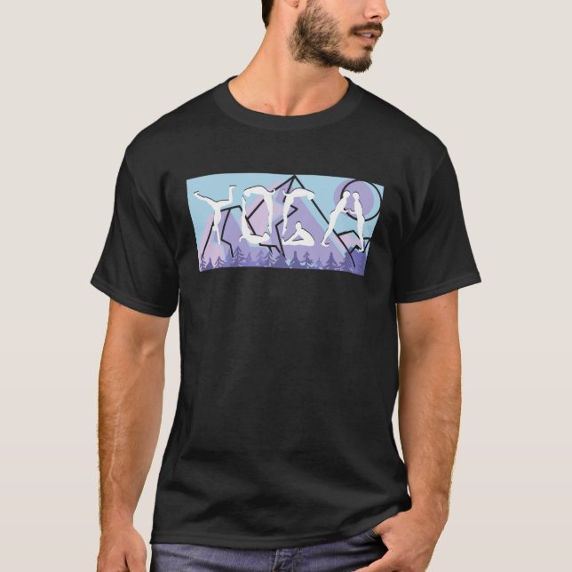 Camiseta Yoga Possui Meditação Retroativa Para Mulheres Hom (Frente)