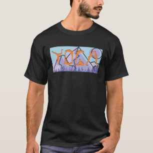 Camiseta Yoga Possui Para Homens Yoga Meditação Retroativa