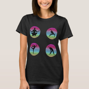 Camiseta Yoga Possui Pôrs do sol Retroativos