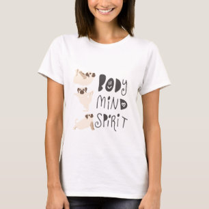 Camiseta Yoga Pugs