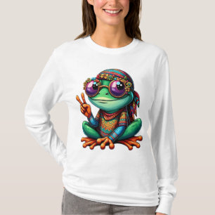 Camiseta Yoga sapo engraçada