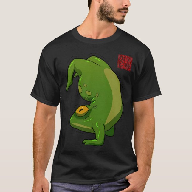 Camiseta Yoga Sapo Scorpion (Frente)