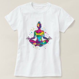 Camiseta Yoga T-shirt clássica das mulheres
