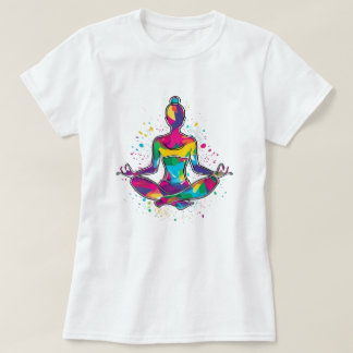 Camiseta Yoga T-shirt clássica das mulheres