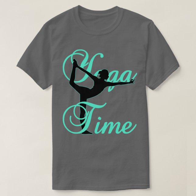 Camiseta Yoga Time e Balanced Life Yogi (Frente do Design)