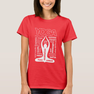 Camiseta Yoga Typografia