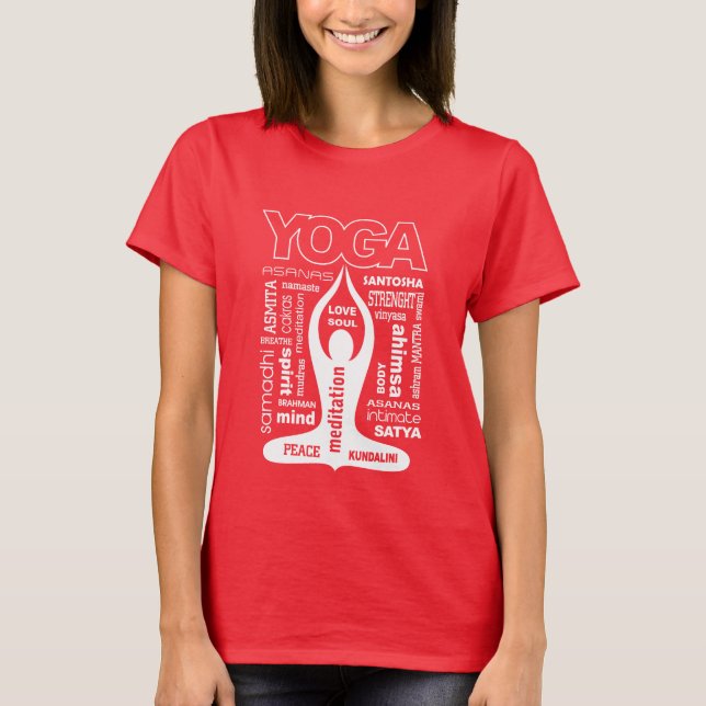Camiseta Yoga Typografia (Frente)