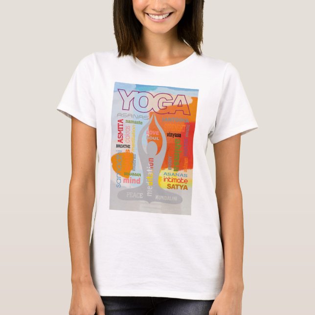 Camiseta Yoga Typografia (Frente)