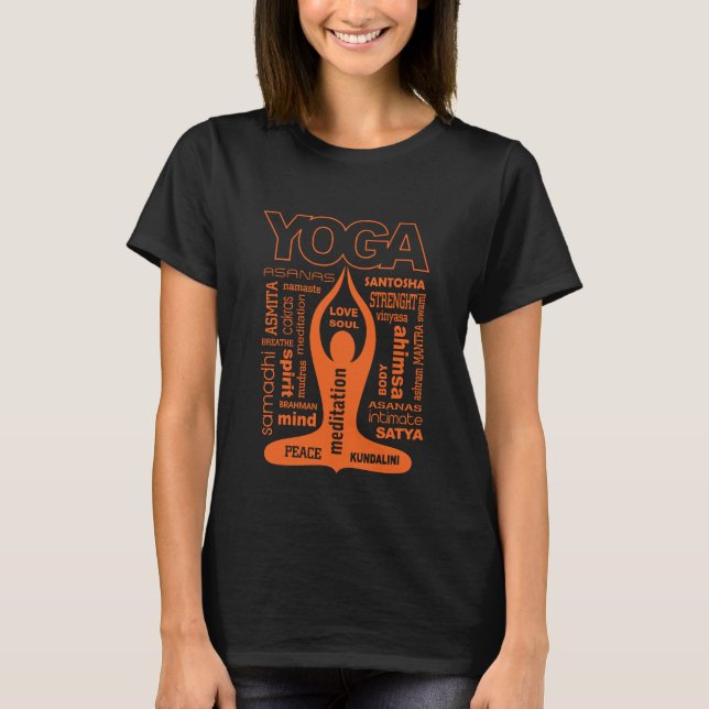Camiseta Yoga Typografia (Frente)