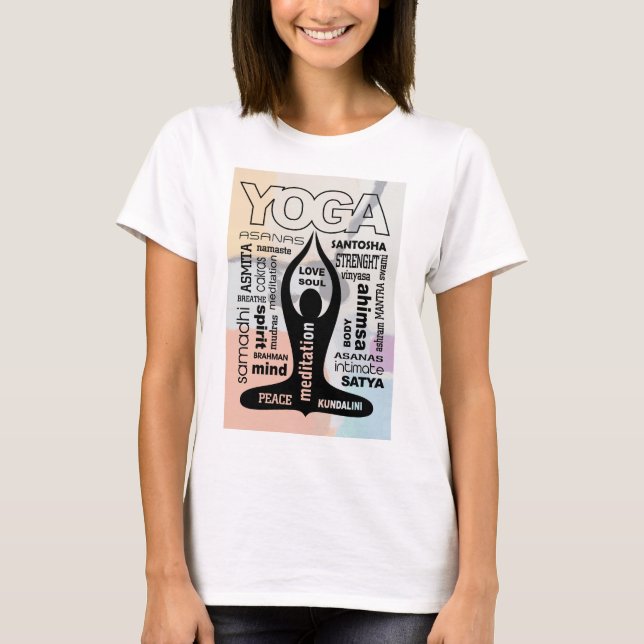 Camiseta Yoga Typografia (Frente)