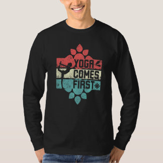 Camiseta Yoga Vem Primeiro