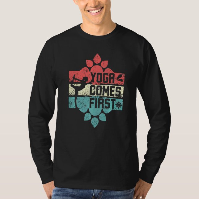 Camiseta Yoga Vem Primeiro (Frente)