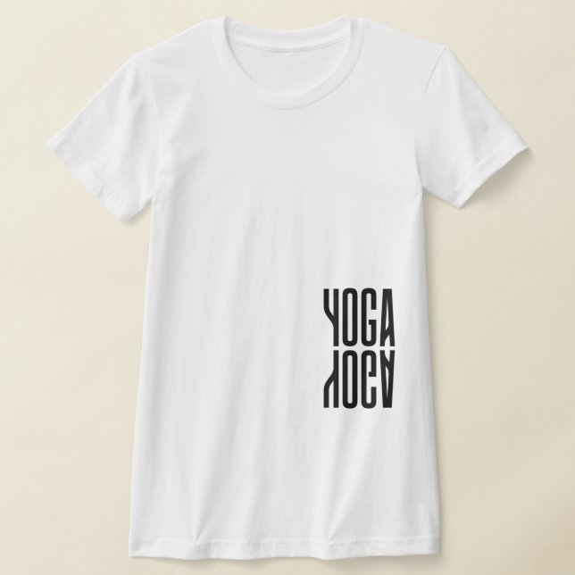 Camiseta Yoga, Yoga Legal, Moderna, Ajustado fino feminino, (Postura )