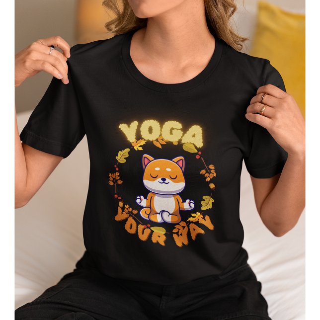Camiseta Yoga Your Way Motivational Yoga Teacher Tshirt (Criador carregado)
