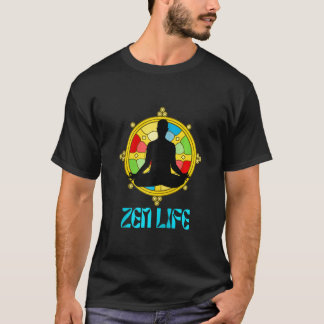 Camiseta Yoga Zen Life Yoga Ideas Namaste