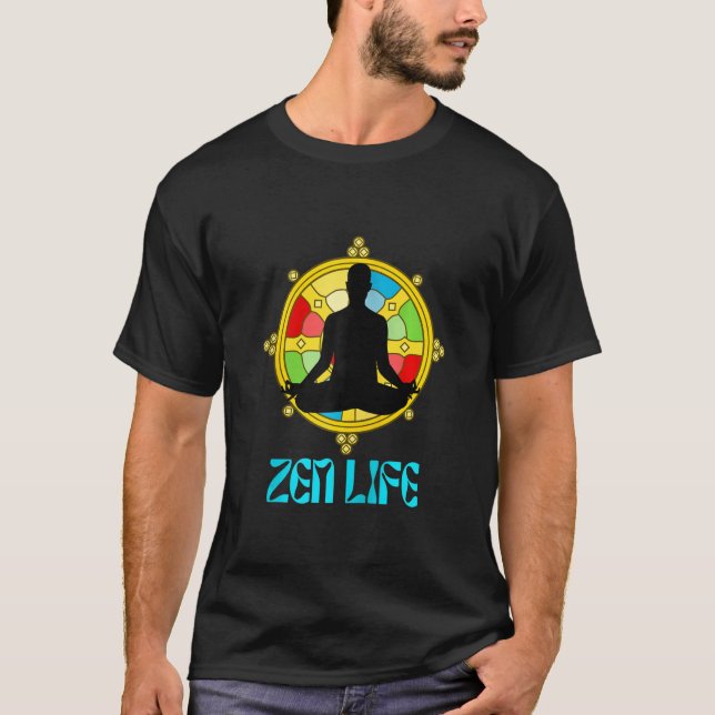 Camiseta Yoga Zen Life Yoga Ideas Namaste (Frente)