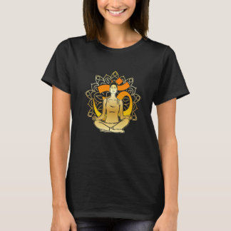 Camiseta Yoga Zen Meditando Premium