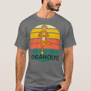 Camiseta Yogaholic Shirt Namaste Shirt Yoga Meditação
