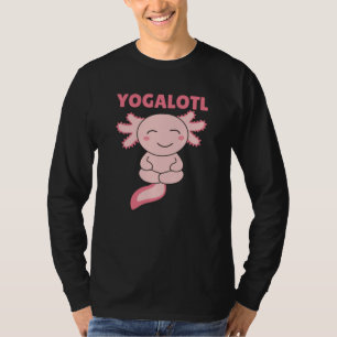 Camiseta Yogalotl Axolotl Torna Yoga Amante Animais Doce