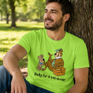 Camiseta Yogi Bear e Boo-Boo Lanche de Piquenique